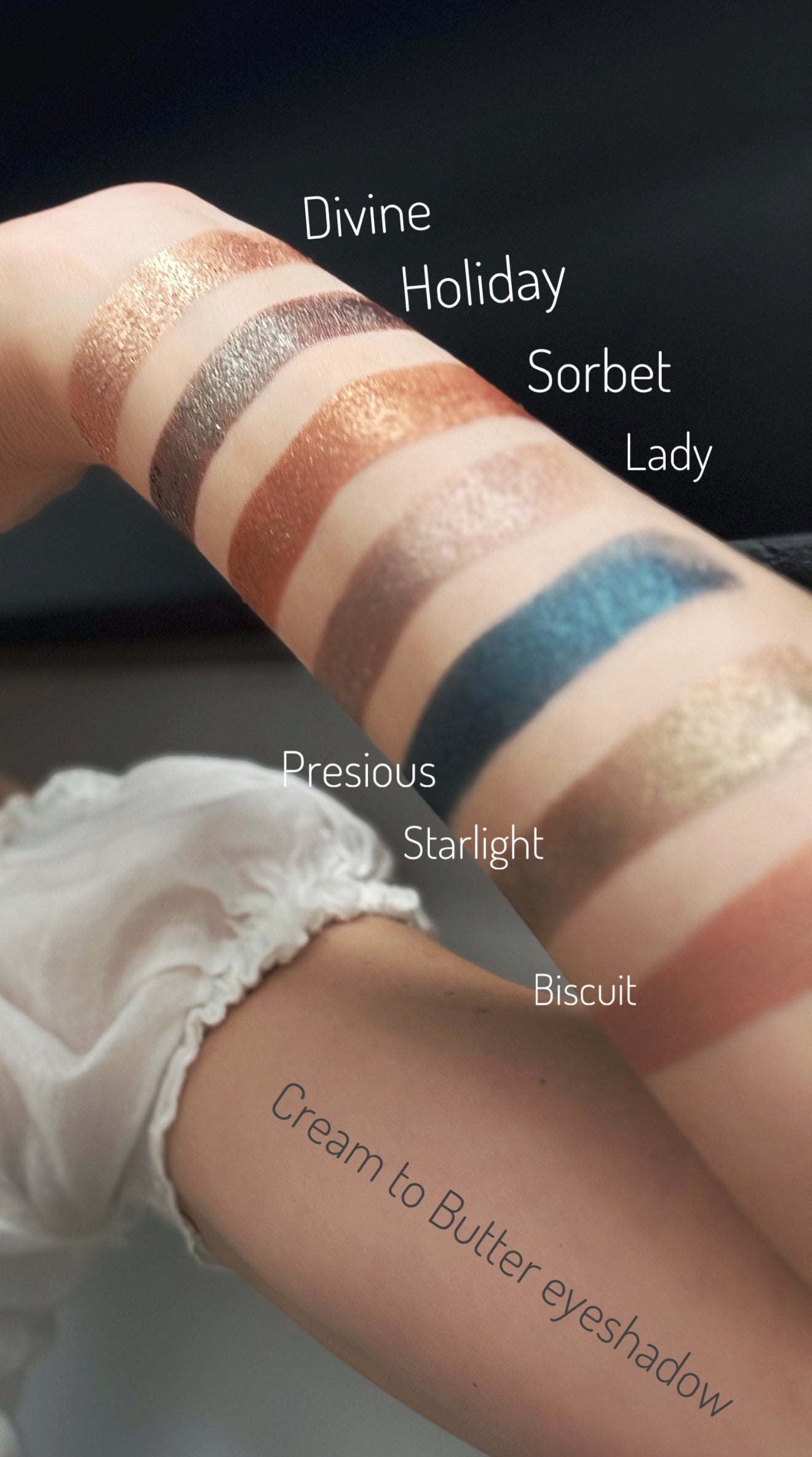 PRESIOUS LUXquisite cream-to-butter sparkly eyeshadow 3 g